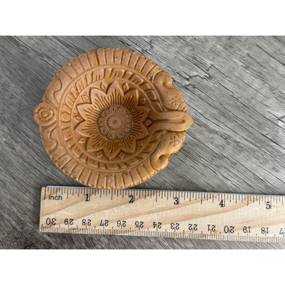 Facial Mask Mixing Set Amber Glass Jar Terracotta Bowl Wooden Spoon Fan Brush - Picture 3 of 11